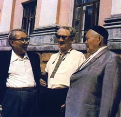 Г.Мусрепов, Г.Мустафин, С.Муканов. 1970 г. 